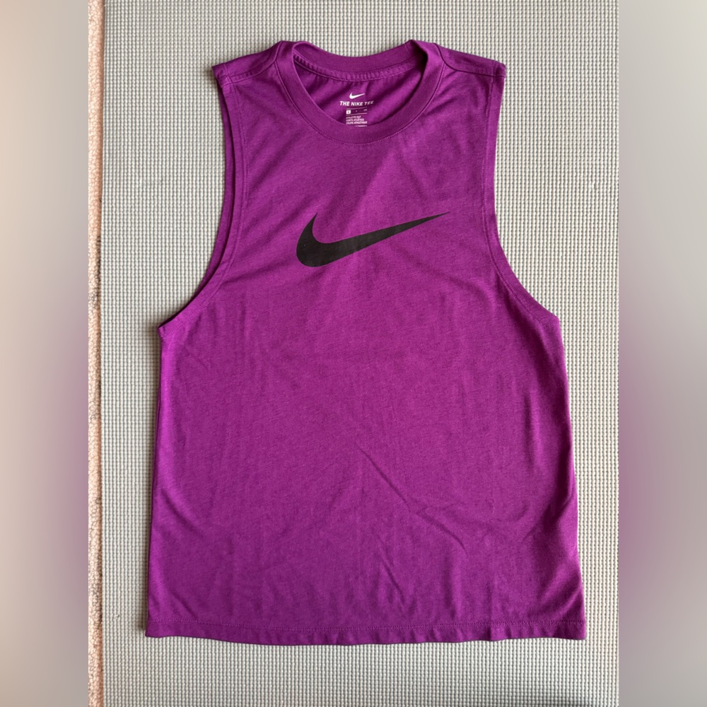 Nike Dri-Fit Women's Magenta Muscle Tank Top